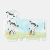 Aquarellkühe Babydusche Geschenkschachtel (Ungefaltet)