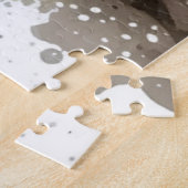 Aquarellkühe Hereford in Barn Puzzle (Seite)