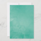 Aquarellkulente brechen vor dem I Dos Einladung (Rückseite)