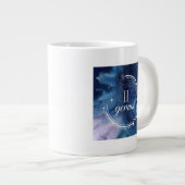 Aquarellkunde - Gemini Jumbo-Tasse (Vorderseite Rechts)