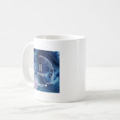 Aquarellkunde - Gemini Kaffeetasse (Vorderseite Links)