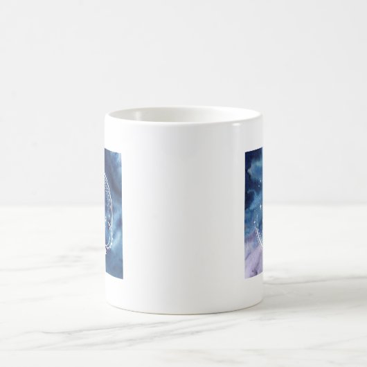 Aquarellkunde - Gemini Kaffeetasse (Mittel)