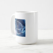 Aquarellkunde - Gemini Kaffeetasse (Vorderseite Links)