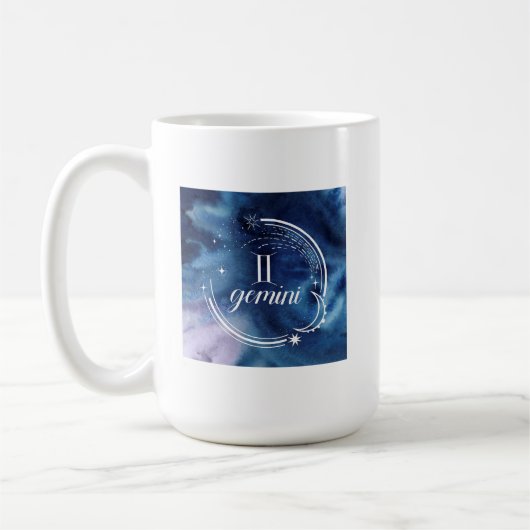 Aquarellkunde - Gemini Kaffeetasse (Links)