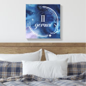 Aquarellkunde - Gemini Leinwanddruck (Insitu (Schlafzimmer))