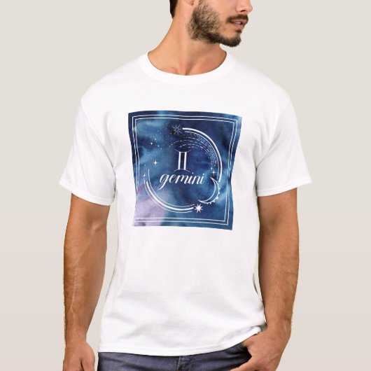 Aquarellkunde - Gemini T-Shirt (Vorderseite)