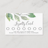 Aquarellkunde Treuekarte (Rückseite)