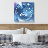 Aquarellkunde - Virgo Leinwanddruck (Insitu (Schlafzimmer))