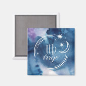 Aquarellkunde - Virgo Magnet (Vorderseite/Rückseite)