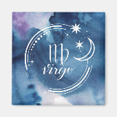 Aquarellkunde - Virgo Magnet (Vorne)