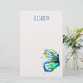 Aquarellkunst Briefpapier (Stehend Vorderseite)