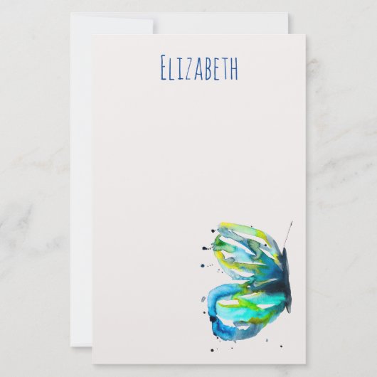 Aquarellkunst Briefpapier (Vorderseite)