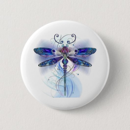 Aquarellkunst Button (Vorderseite)