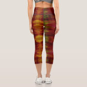 Aquarellkunst Capri Leggings (Rückseite)