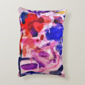 Aquarellkunst Dekokissen (Rückseite(Vertikal))