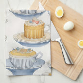 Aquarellkunst. Extravagante Desserts. Niedliches T Geschirrtuch (Viertel Falte)