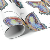 Aquarellkunst Geschenkpapier (Rolleneckpunkt)