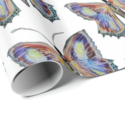 Aquarellkunst Geschenkpapier (Rolleneckpunkt)