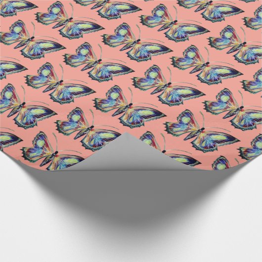 Aquarellkunst Geschenkpapier (Ecke)