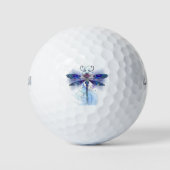 Aquarellkunst Golfball (Vorderseite)