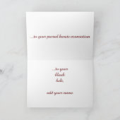 Aquarellkunst großartiger Karawansermeister Karte (Innenseite)