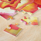 Aquarellkunst in Orangen- und Gelbrosen Puzzle (Seite)