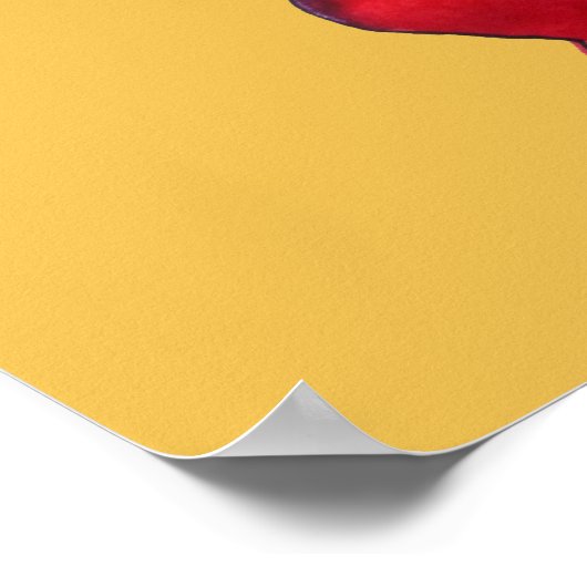 Aquarellkunst Poster (Ecke)