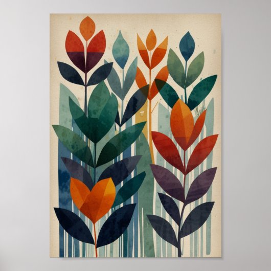 Aquarellkunst Poster (Vorne)