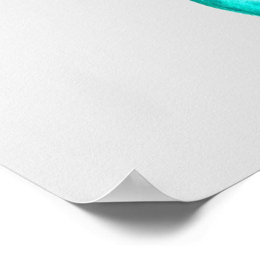 Aquarellkunst Poster (Ecke)