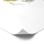 Aquarellkunst Poster (Ecke)