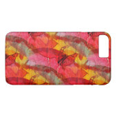 Aquarellkunst, rot gelb Case-Mate iPhone hülle (Rückseite (Horizontal))