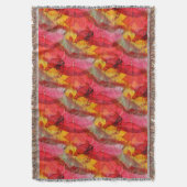 Aquarellkunst, rot gelb decke (Vorderseite Vertikal)