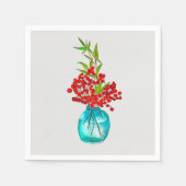 Aquarellkunst Serviette (Vorderseite)