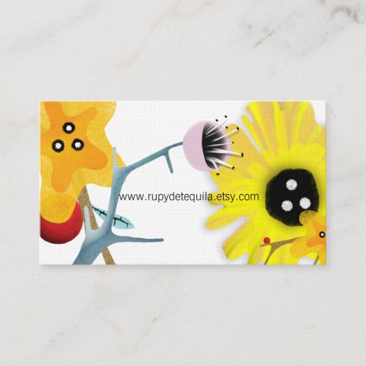 Aquarellkunst Visitenkarte (Vorderseite)