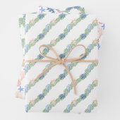 Aquarellküste Küste Weihnachtsgarten Geschenkpapier Set (Beispiel)
