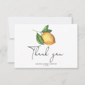 Aquarelllachse Danke Karte (Vorderseite)