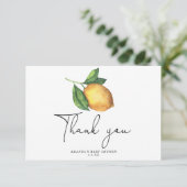 Aquarelllachse Danke Karte (Stehend Vorderseite)