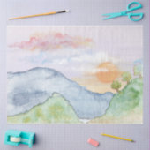 Aquarelllandschaft 20X30 Decoupage Seidenpapier (Basteln)