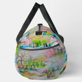 Aquarelllandschaft 2 Zubehörtasche Duffle Bag (Rechts)