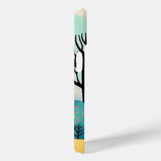 Aquarelllandschaft Abstrakt farbig mit Namen Case-Mate iPhone Hülle (Rückseite / Rechts)