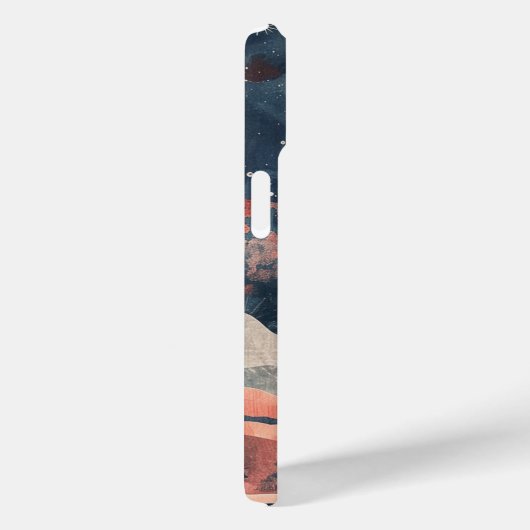 Aquarelllandschaft Abstrakt farbig mit Namen Case-Mate iPhone Hülle (Rückseite / Rechts)