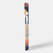 Aquarelllandschaft Abstrakt farbig mit Namen Case-Mate iPhone Hülle (Rückseite / Links)