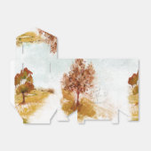 Aquarelllandschaft Danke Autumn Gold ID786 Geschenkschachtel (Ungefaltet)
