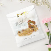 Aquarelllandschaft Danke Autumn Gold ID786 Geschenktütchen (Versiegelt)