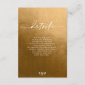 Aquarelllandschaft Details Herbst Gold-ID786 Begleitkarte (Vorderseite)