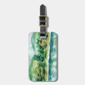 Aquarelllandschaft Gepäckanhänger (Vorderseite vertikal)