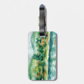 Aquarelllandschaft Gepäckanhänger (Rückseite vertikal)