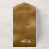 Aquarelllandschaft Hochzeit Alle Herbst Gold ID786 All In One Einladung (Außenbereich)