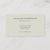 Aquarelllandschaft Luxus Berufliche Signatur Visitenkarte (Rückseite)
