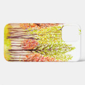 Aquarelllandschaft mit Herbstbäumen Case-Mate iPhone Hülle (Rückseite (Horizontal))